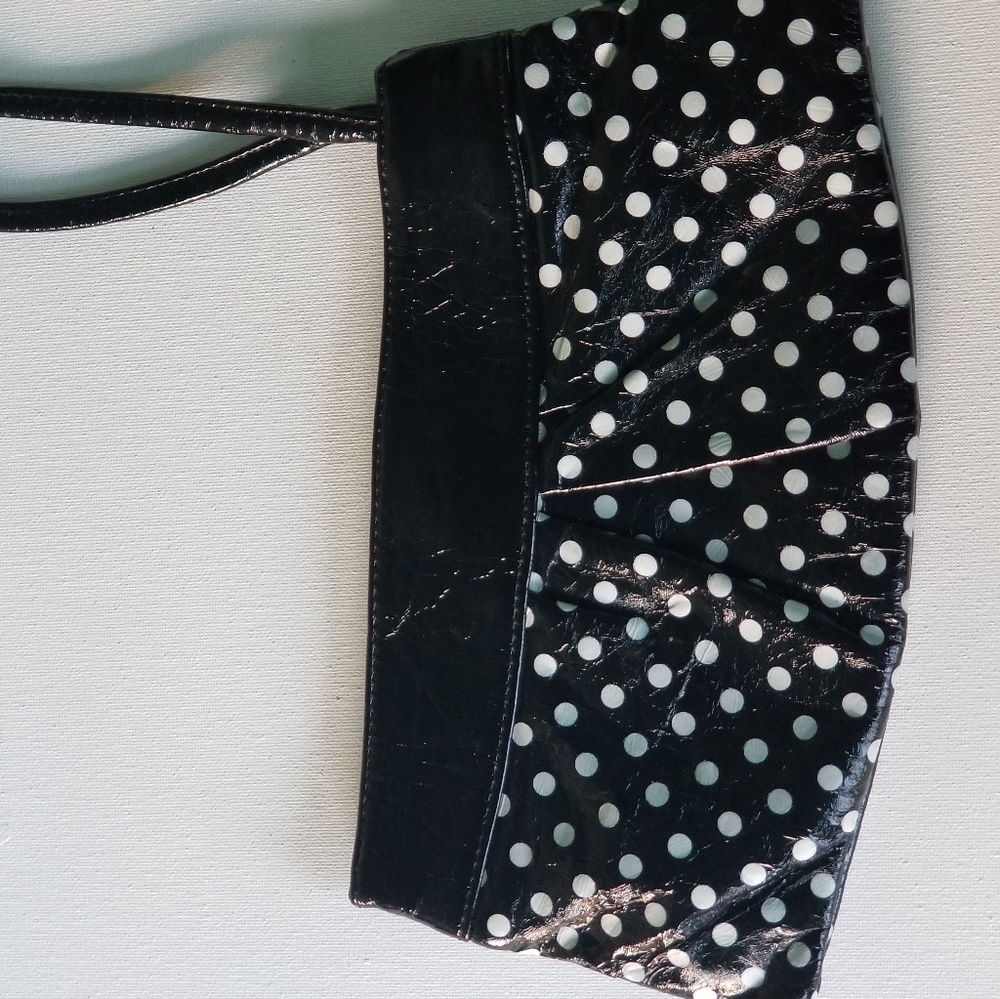 Polka dot coin purse